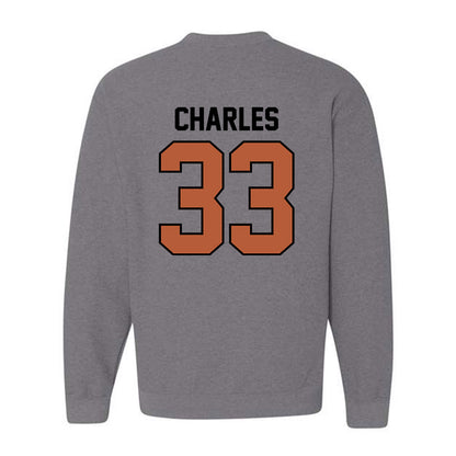 Texas - NCAA Football : Myron Charles - Classic Shersey Crewneck Sweatshirt-1