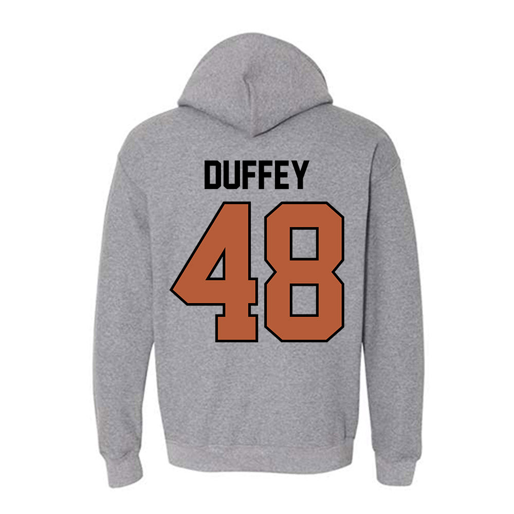 Texas - NCAA Football : Jackson Duffey - Classic Shersey Hooded Sweatshirt-1