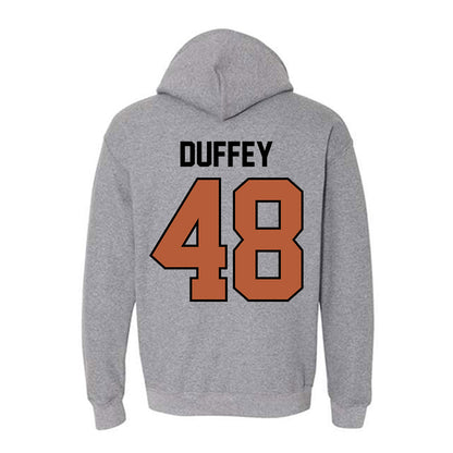 Texas - NCAA Football : Jackson Duffey - Classic Shersey Hooded Sweatshirt-1