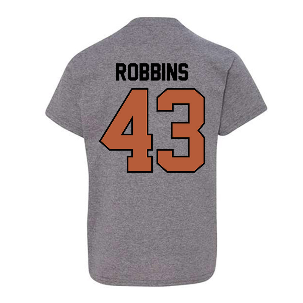 Texas - NCAA Baseball : Aiden Robbins - Classic Shersey Youth T-Shirt-1