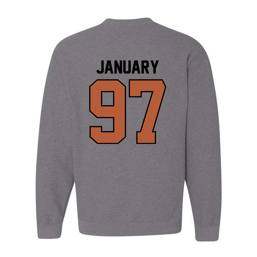 Texas - NCAA Football : Alex January - Classic Shersey Crewneck Sweatshirt