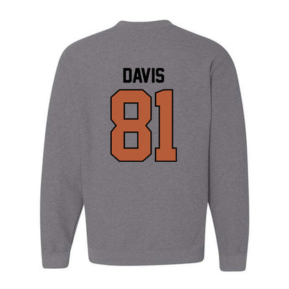 Texas - NCAA Football : Juan Davis - Classic Shersey Crewneck Sweatshirt