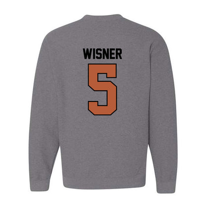 Texas - NCAA Football : Quintrevion Wisner - Classic Shersey Crewneck Sweatshirt-1