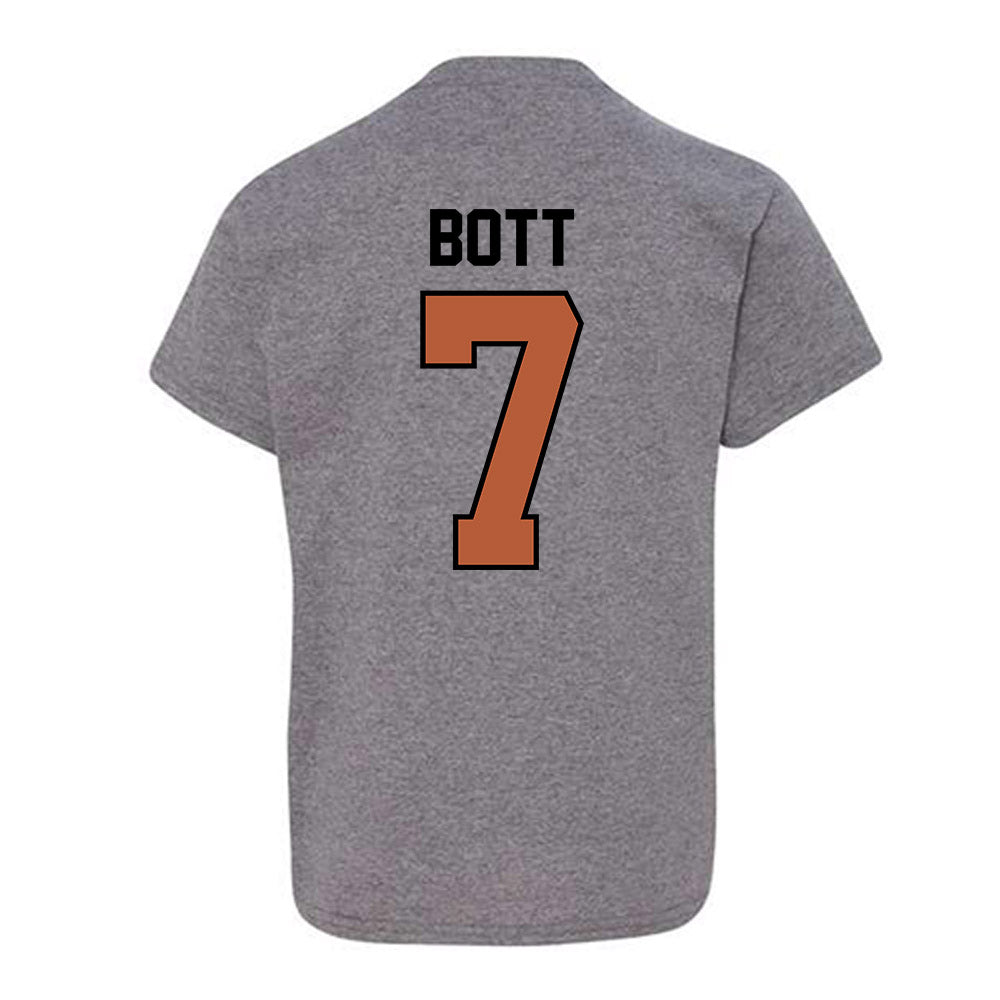 Texas - NCAA Men's Basketball : Cole Bott - Classic Shersey Youth T-Shirt-1