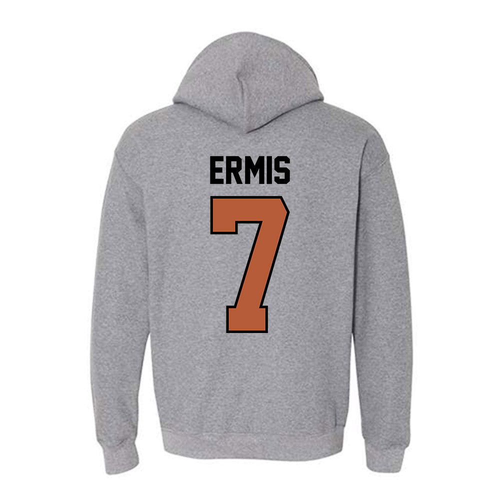 Texas - NCAA Baseball : Andrew Ermis - Classic Shersey Hooded Sweatshirt-1