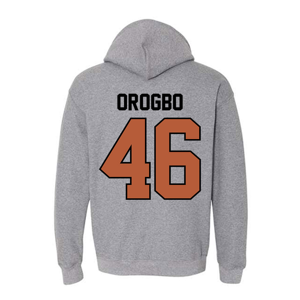 Texas - NCAA Football : Olalekan Orogbo - Classic Shersey Hooded Sweatshirt-1