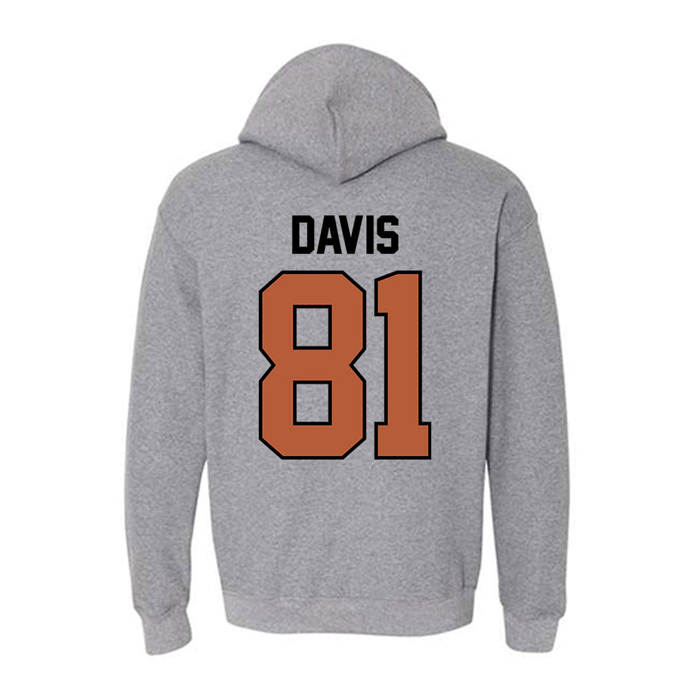 Texas - NCAA Football : Juan Davis - Classic Shersey Hooded Sweatshirt