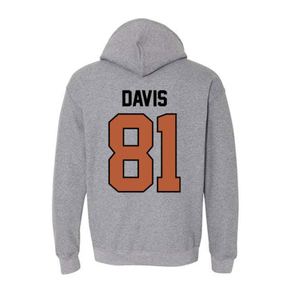 Texas - NCAA Football : Juan Davis - Classic Shersey Hooded Sweatshirt