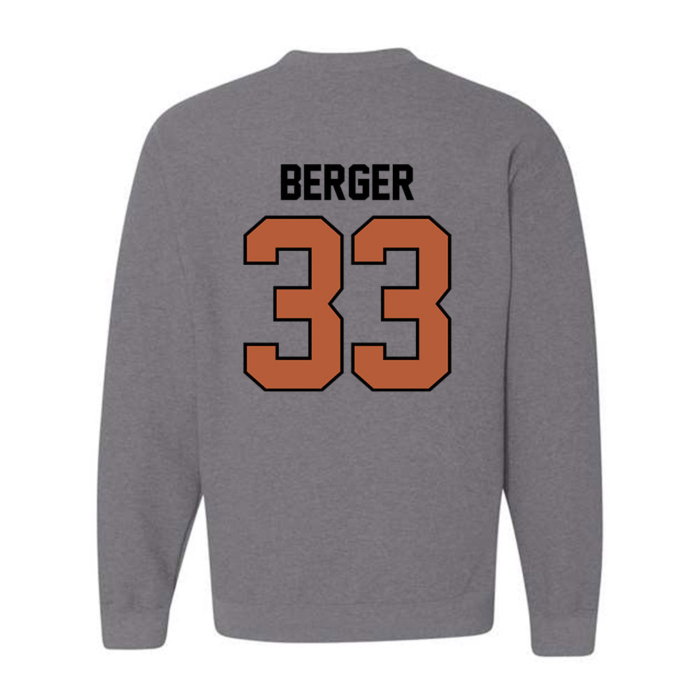 Texas - NCAA Football : Carson Berger - Classic Shersey Crewneck Sweatshirt-1