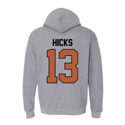 Texas - NCAA Football : Zelus Hicks - Classic Shersey Hooded Sweatshirt-1