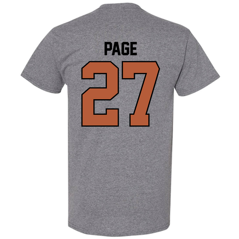 Texas - NCAA Football : Colin Page - Classic Shersey T-Shirt