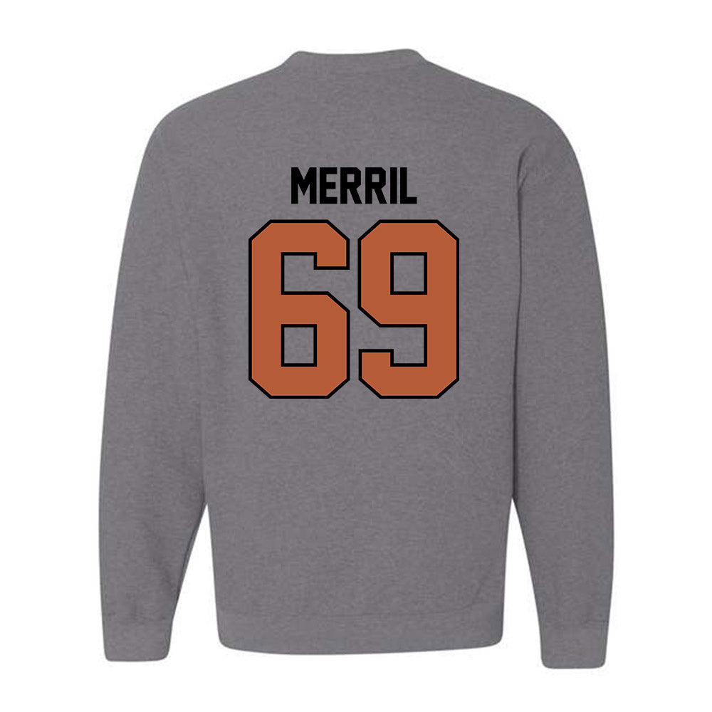 Texas - NCAA Football : Max Merril - Classic Shersey Crewneck Sweatshirt