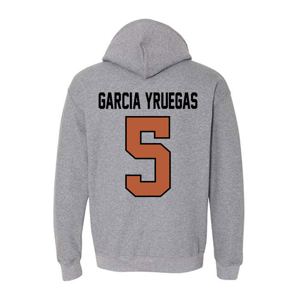 Texas - NCAA Baseball : Felix Garcia Yruegas - Classic Shersey Hooded Sweatshirt-1