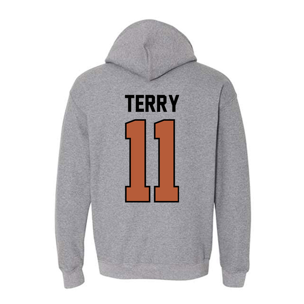 Texas - NCAA Football : Michael Terry - Classic Shersey Hooded Sweatshirt-1