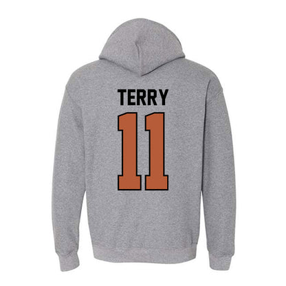 Texas - NCAA Football : Michael Terry - Classic Shersey Hooded Sweatshirt-1