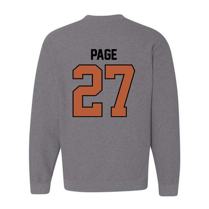 Texas - NCAA Football : Colin Page - Classic Shersey Crewneck Sweatshirt