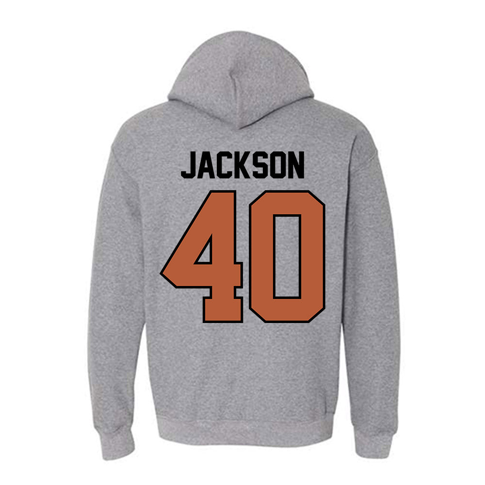 Texas - NCAA Football : Lance Jackson - Classic Shersey Hooded Sweatshirt-1
