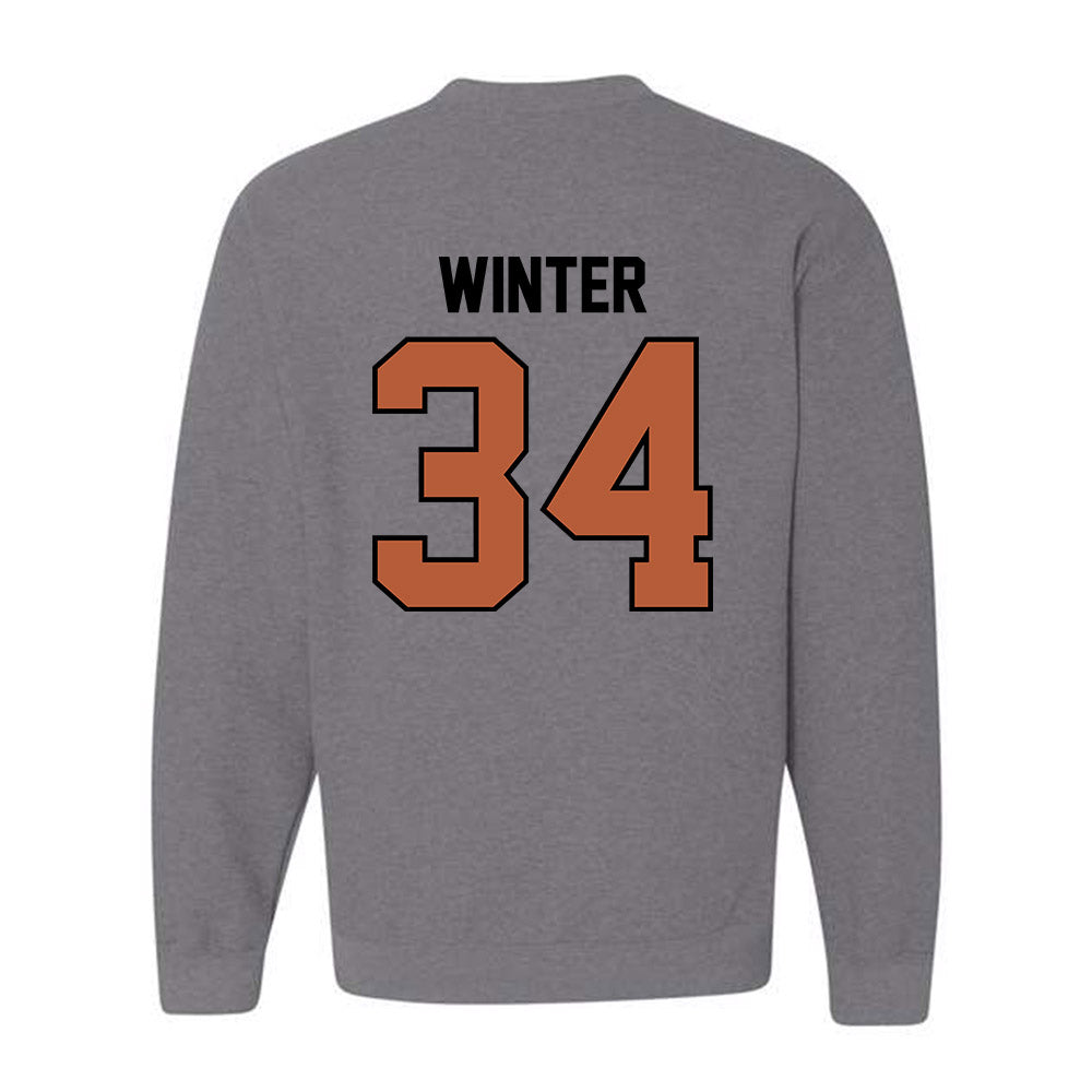 Texas - NCAA Baseball : Michael Winter - Classic Shersey Crewneck Sweatshirt-1