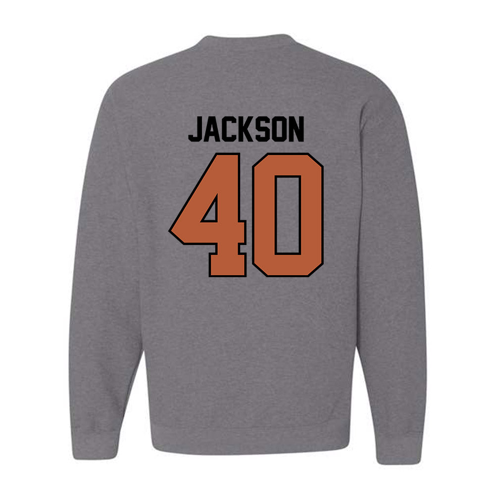 Texas - NCAA Football : Lance Jackson - Classic Shersey Crewneck Sweatshirt-1