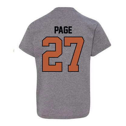 Texas - NCAA Football : Colin Page - Classic Shersey Youth T-Shirt