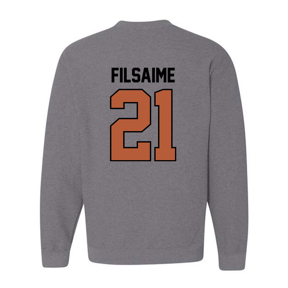 Texas - NCAA Football : Xavier Filsaime - Classic Shersey Crewneck Sweatshirt