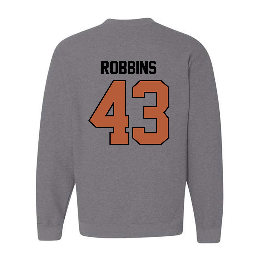 Texas - NCAA Baseball : Aiden Robbins - Classic Shersey Crewneck Sweatshirt-1