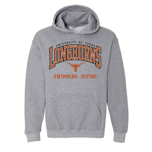 Texas - NCAA Women's Swimming & Diving : Ella Myers - Classic Shersey Hooded Sweatshirt-0