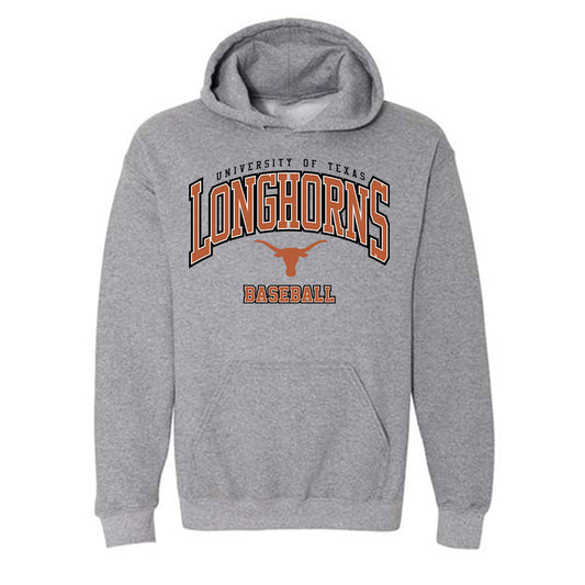 Texas - NCAA Baseball : Cal Higgins - Classic Shersey Hooded Sweatshirt-0