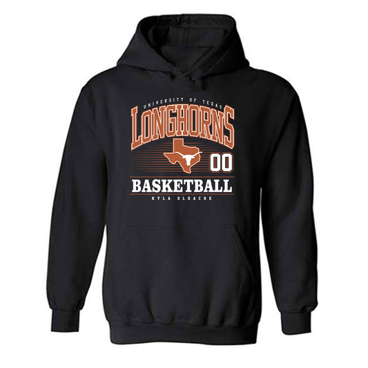 Texas - NCAA Women's Basketball : Kyla Oldacre - Classic Fashion Shersey Hooded Sweatshirt-0
