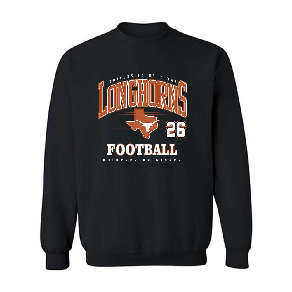 Texas - NCAA Football : Quintrevion Wisner - Classic Fashion Shersey Crewneck Sweatshirt