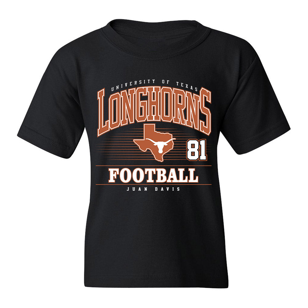 Texas - NCAA Football : Juan Davis - Classic Fashion Shersey Youth T-Shirt