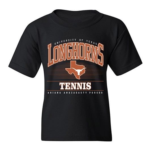 Texas - NCAA Women's Tennis : Ariana Anazagasty-Pursoo - Classic Fashion Shersey Youth T-Shirt-0