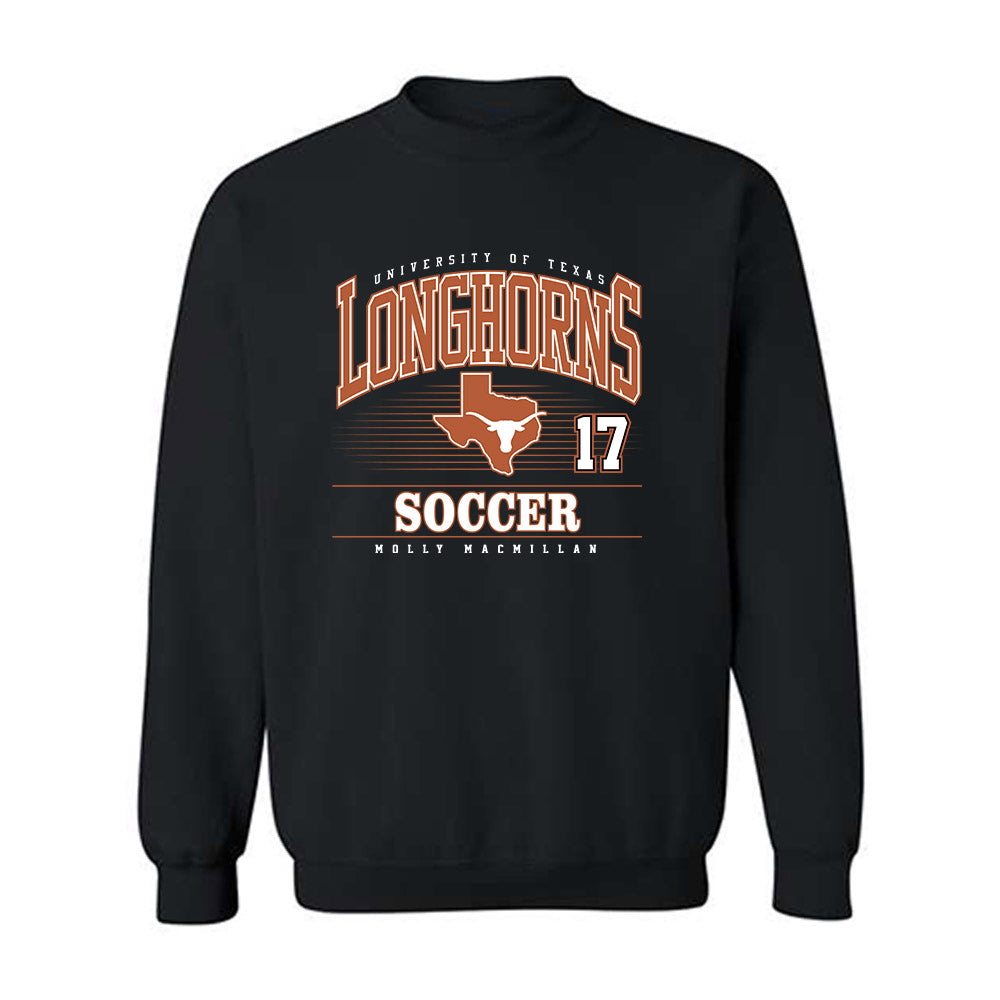 Texas - NCAA Women's Soccer : Molly MacMillan - Classic Fashion Shersey Crewneck Sweatshirt-0
