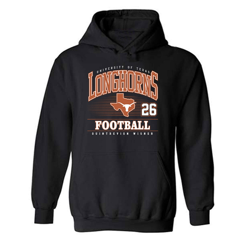 Texas - NCAA Football : Quintrevion Wisner - Classic Fashion Shersey Hooded Sweatshirt