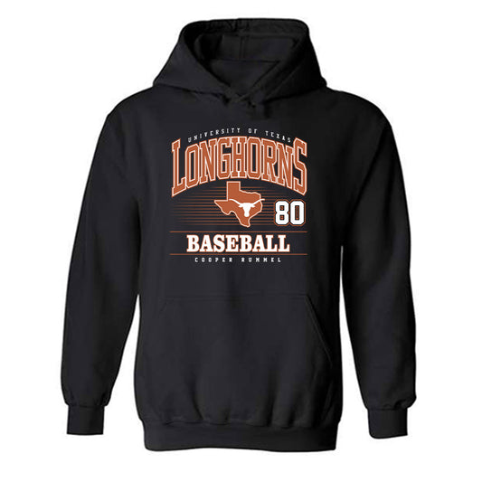 Texas - NCAA Baseball : Cooper Rummel - Classic Fashion Shersey Hooded Sweatshirt-0