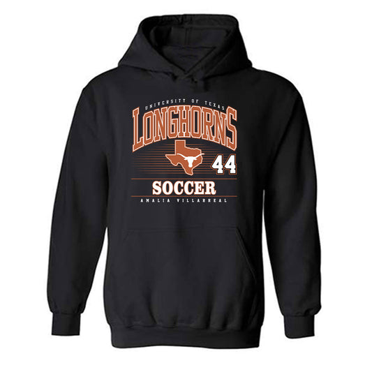 Texas - NCAA Women's Soccer : Amalia Villarreal - Classic Fashion Shersey Hooded Sweatshirt