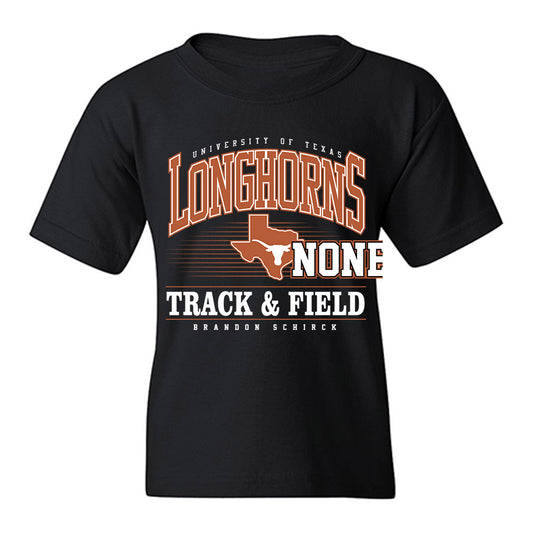 Texas - NCAA Men's Track & Field : Brandon Schirck - Classic Fashion Shersey Youth T-Shirt-0
