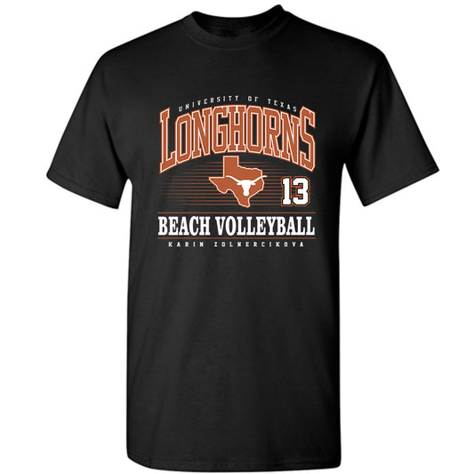 Texas - NCAA Beach Volleyball : Karin Zolnercikova - Classic Fashion Shersey T-Shirt-0