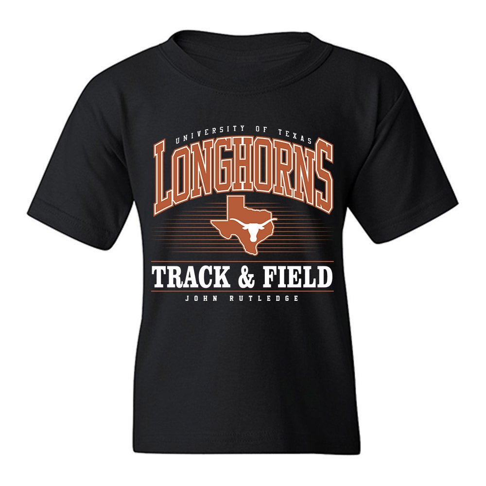 Texas - NCAA Men's Track & Field : John Rutledge - Classic Fashion Shersey Youth T-Shirt-0