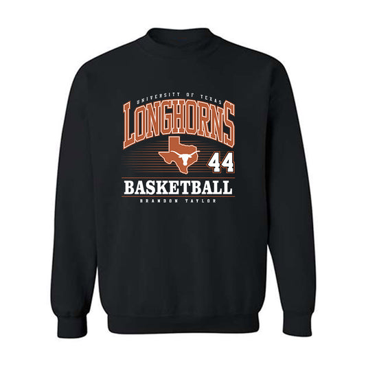 Texas - NCAA Men's Basketball : Brandon Taylor - Classic Fashion Shersey Crewneck Sweatshirt-0