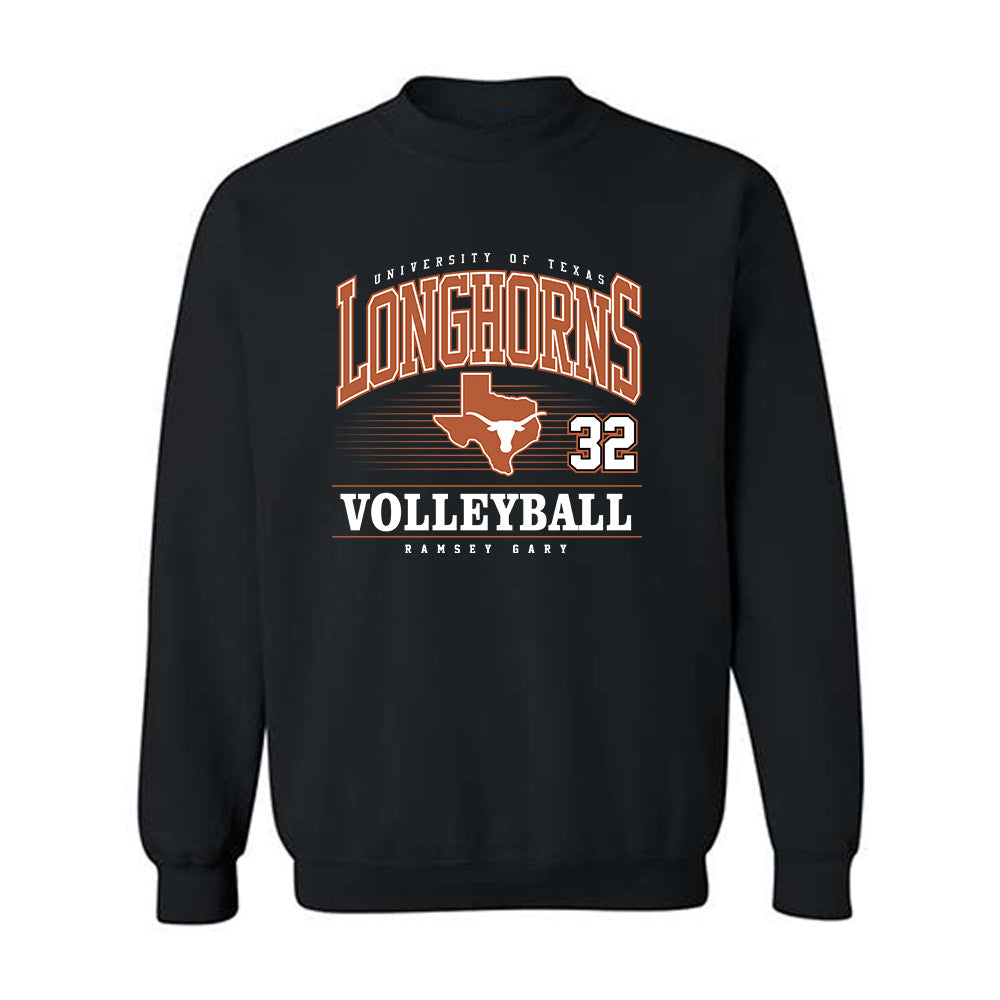 Texas - NCAA Women's Volleyball : Ramsey Gary - Classic Fashion Shersey Crewneck Sweatshirt-0