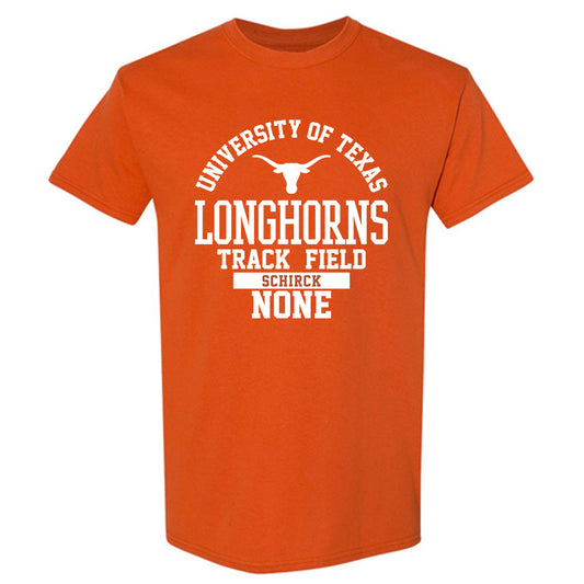 Texas - NCAA Men's Track & Field : Brandon Schirck - Classic Fashion Shersey T-Shirt-0