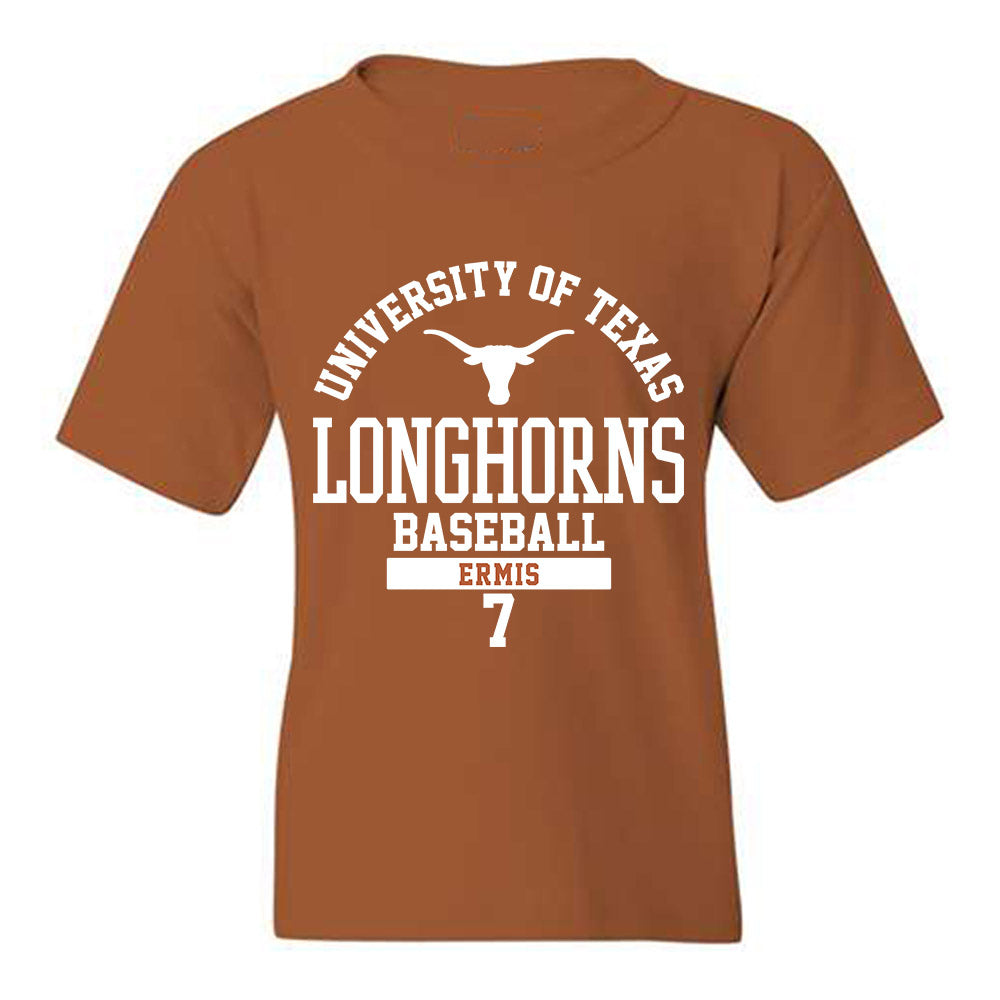 Texas - NCAA Baseball : Andrew Ermis - Classic Fashion Shersey Youth T-Shirt-0