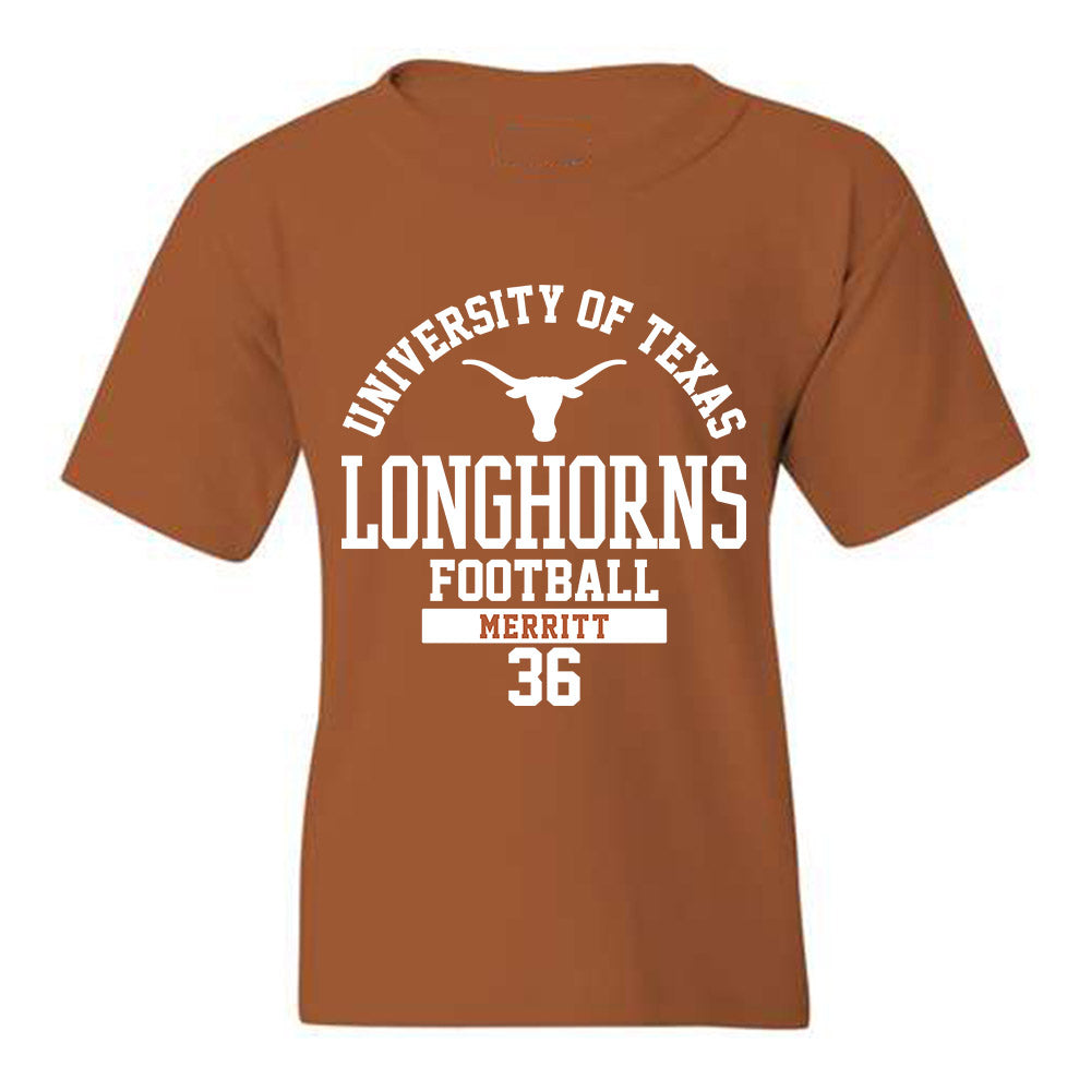 Texas - NCAA Football : Quinn Merritt - Classic Fashion Shersey Youth T-Shirt