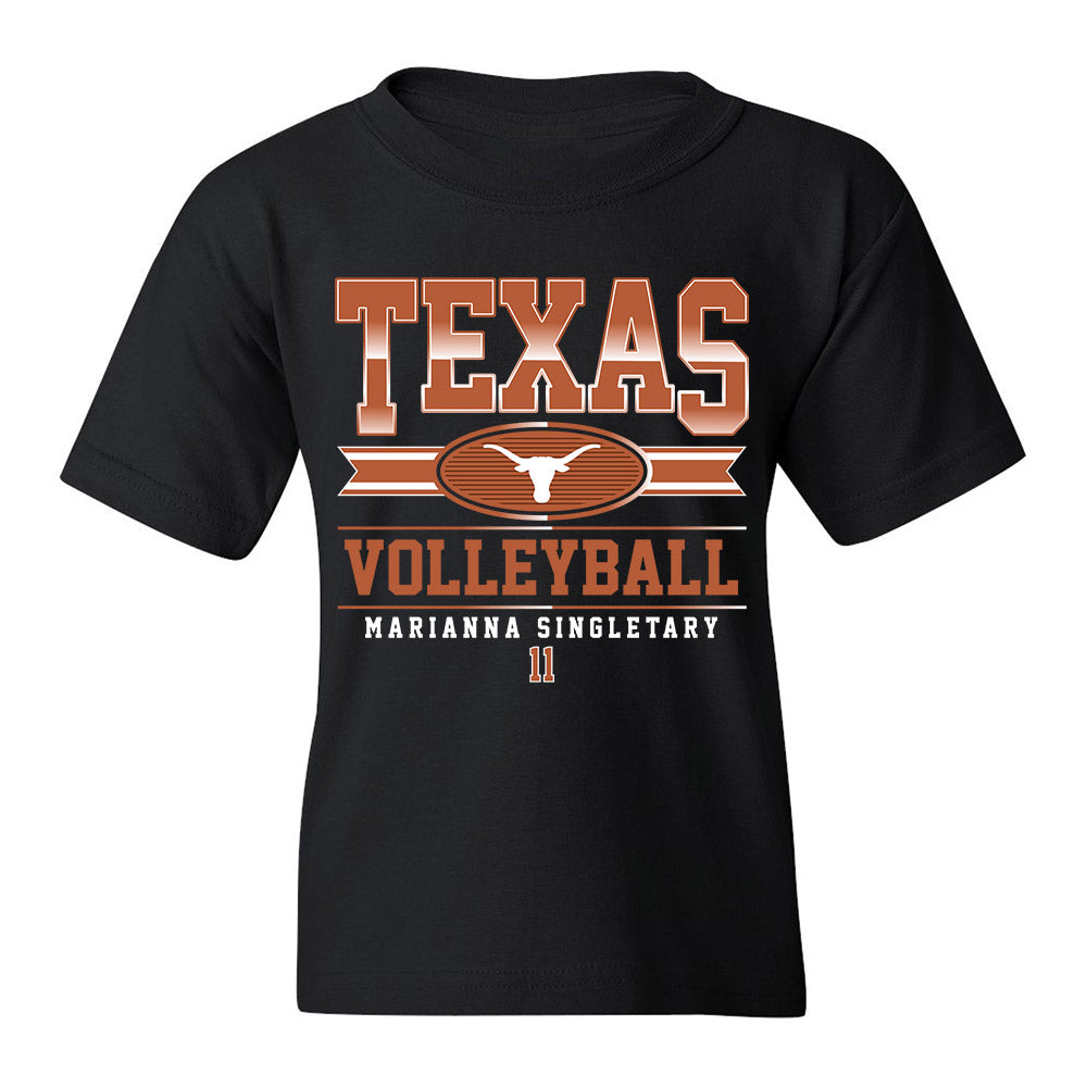 Texas - NCAA Women's Volleyball : Marianna Singletary - Classic Fashion Shersey Youth T-Shirt