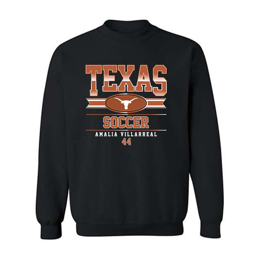 Texas - NCAA Women's Soccer : Amalia Villarreal - Classic Fashion Shersey Crewneck Sweatshirt