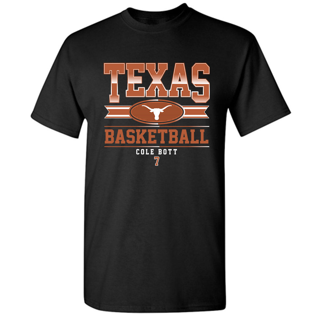 Texas - NCAA Men's Basketball : Cole Bott - Classic Fashion Shersey T-Shirt-0