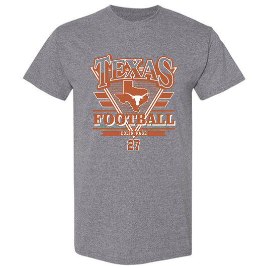 Texas - NCAA Football : Colin Page - Classic Fashion Shersey T-Shirt