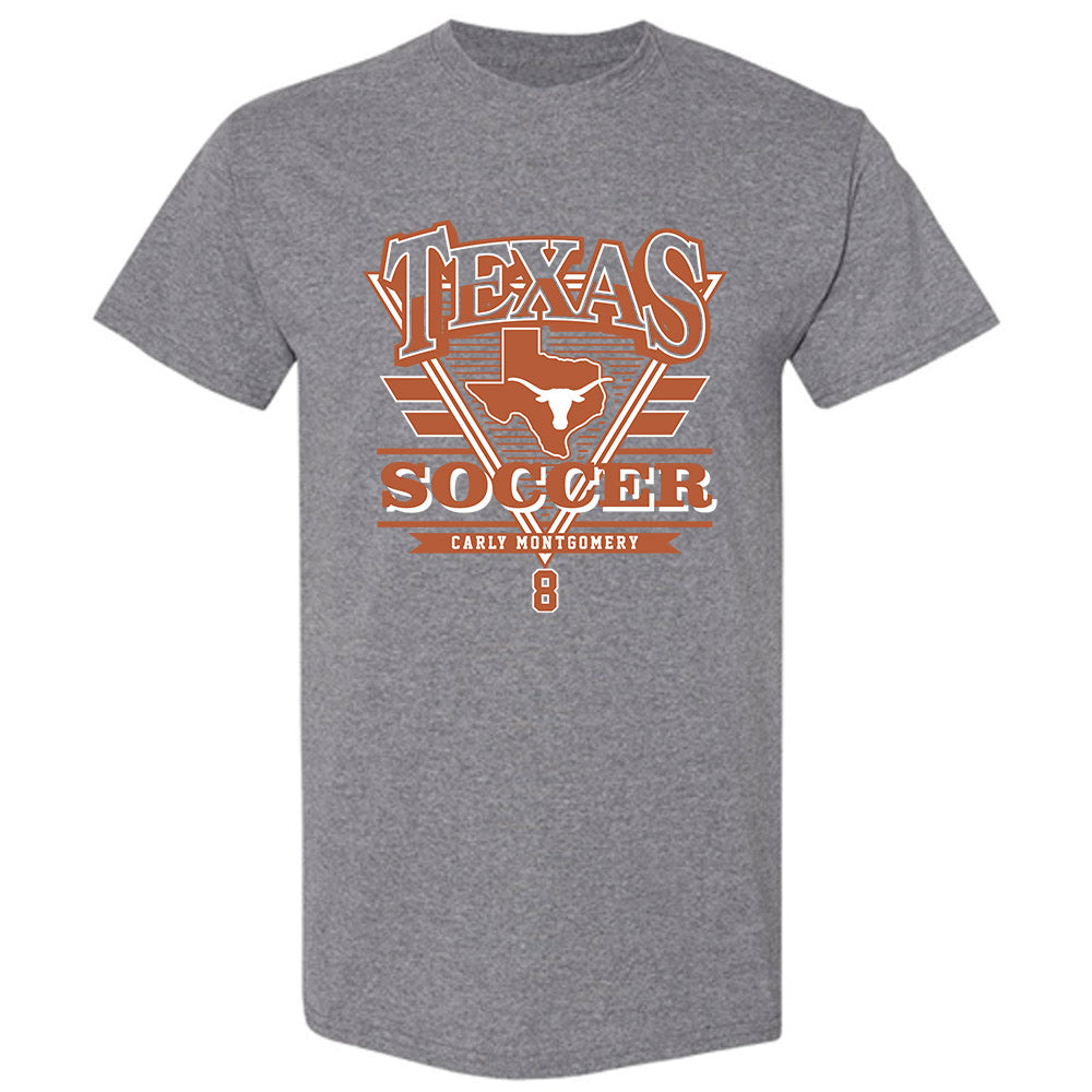 Texas - NCAA Women's Soccer : Carly Montgomery - T-Shirt