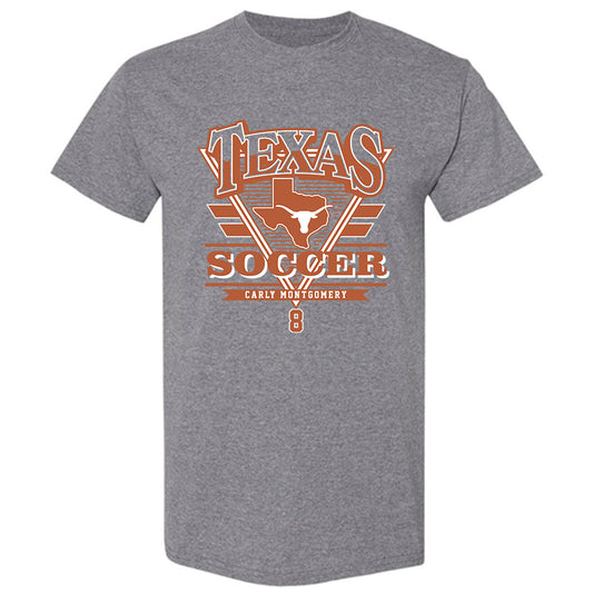 Texas - NCAA Women's Soccer : Carly Montgomery - T-Shirt